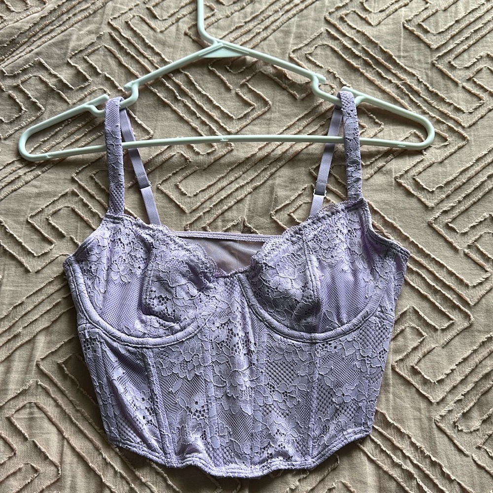 NWT Gilly Hicks Hollister Corset Lac Bustier Top